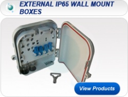 External IP65 Hinged Door Fibre Wall Boxes